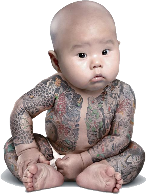 Yakuza Baby - Yakuza Tattoo Baby Transparent PNG - 527x710 - Free Download on - Tattoo Transparent PNG Free Download