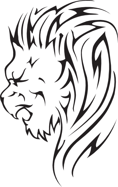 Lion Clip Arts - Lion Tattoo Clip Art - Free Transparent PNG Clipart Images Download. - Tattoo Transparent PNG Free Download