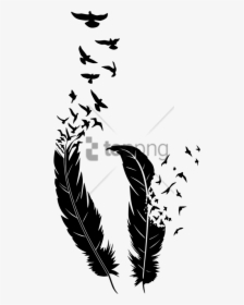 Free Png Birds Of A Feather Png Image With Transparent - Tattoo Design Of Birds, Png Download - Tattoo Transparent PNG Free Download