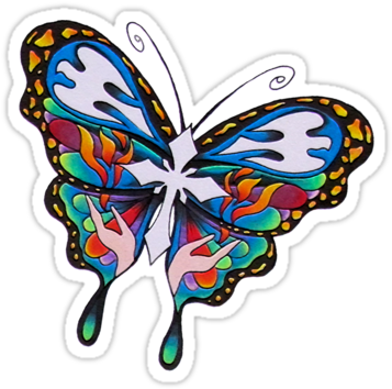 Christianity Butterfly Art By Aarron Laidig Tattoo - Papilio Machaon - Free Transparent PNG Clipart Images Download. - Tattoo Transparent PNG Free Download