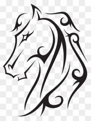 Tattoo Clipart Line Drawing - Horse Tattoo Designs - Free Transparent PNG Clipart Images Download. - Tattoo Transparent PNG Free Download