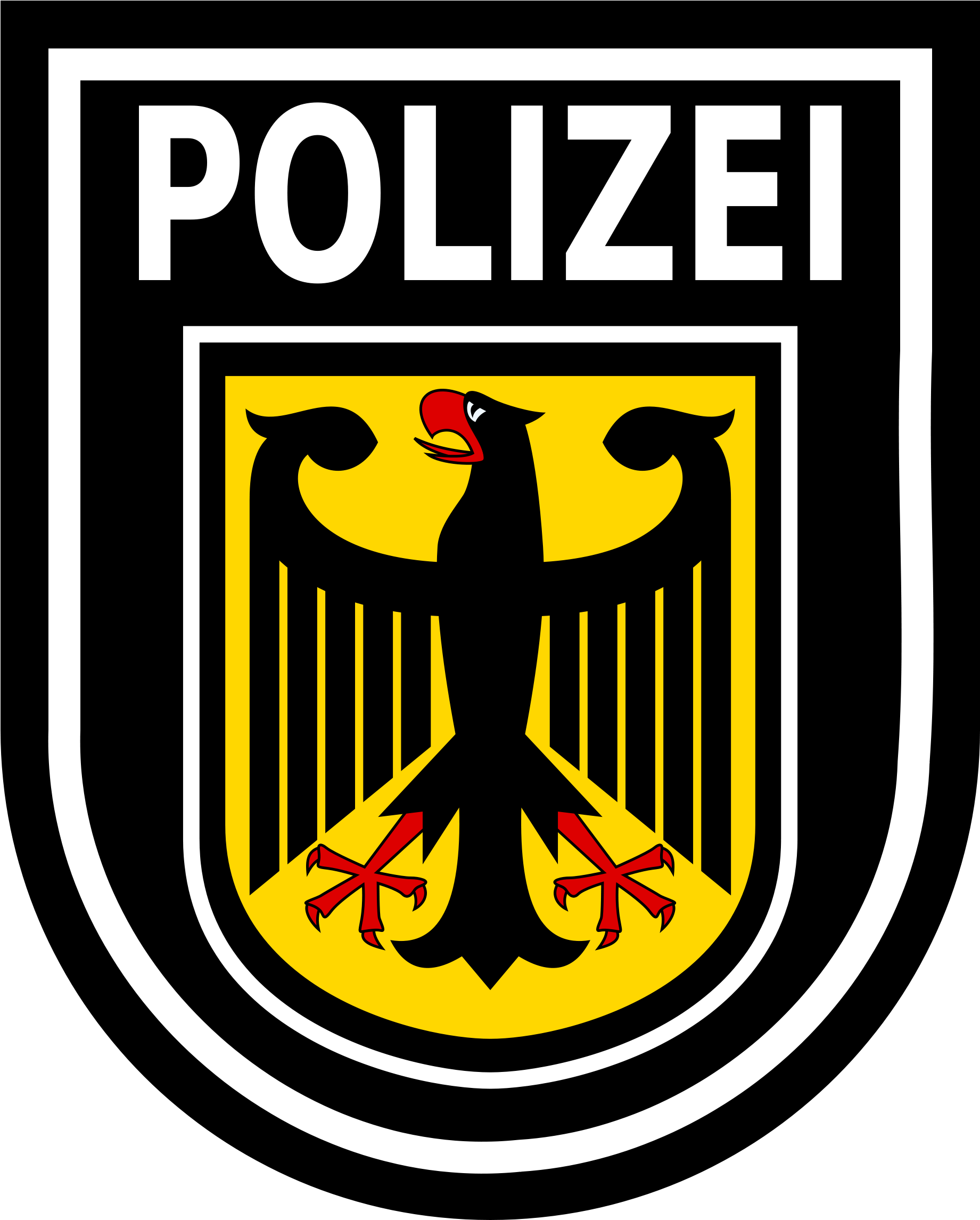 German Police, Police Patches, Berlin, Tattoo, Austria, - German Federal Police Badge Transparent PNG - 2000x2400 - Free Download on - Tattoo Transparent PNG Free Download