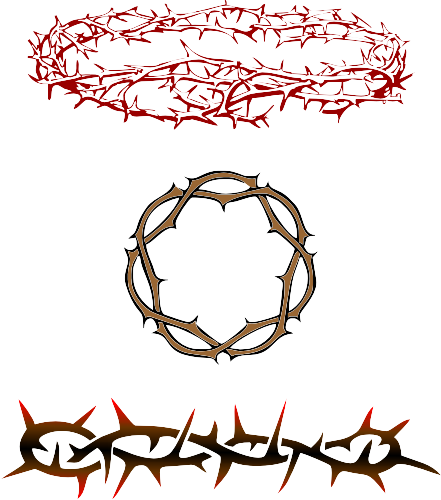 Crown Of Thorns - Crown Of Jesus Tattoo Transparent PNG - 441x500 - Free Download on - Tattoo Transparent PNG Free Download