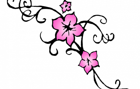 Cherry Blossom Flower Tattoo Outline Tattoos Designs - Cherry Blossom Flower Tattoo Outline Tattoos Designs - Free Transparent PNG Clipart Images Download. - Tattoo Transparent PNG Free Download