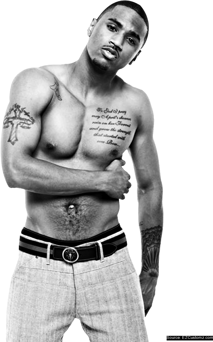 Trey Songz 4 - Trey Songz Tattoo, HD Png Download - Tattoo Transparent PNG Free Download