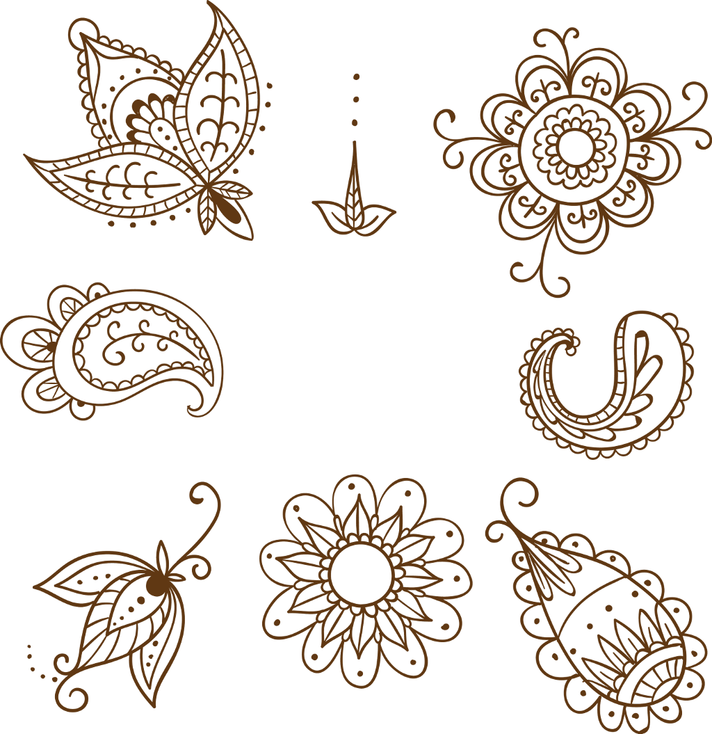 Body Tattoo Art Henna Drawing Traditional Mehndi Clipart - Plantillas Tatuajes Henna Mano Transparent PNG - 1024x1055 - Free Download on - Tattoo Transparent PNG Free Download