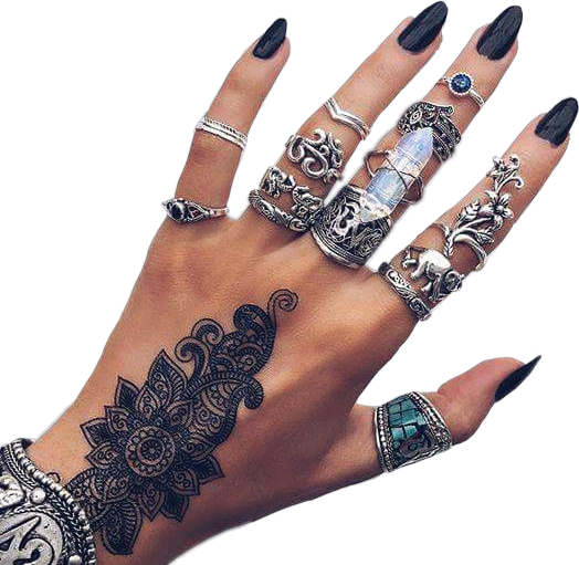 Tattoo Pattern Accessories Sctattoo Henna Schand - Tatuajes Tumblr Para Mujer Transparent PNG - 524x511 - Free Download on - Tattoo Transparent PNG Free Download