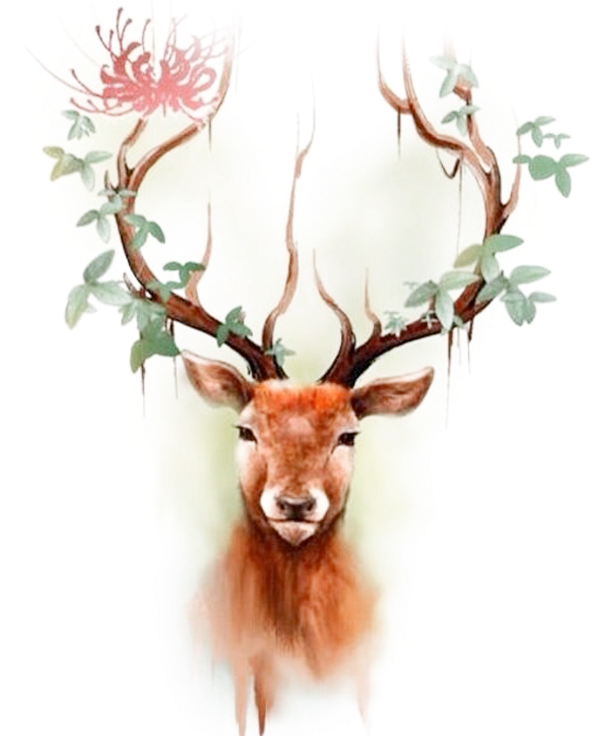Elk Moose Tattoo Color Deer Head Reindeer Clipart - Tattoo Stag Antlers - Free Transparent PNG Clipart Images Download. - Tattoo Transparent PNG Free Download