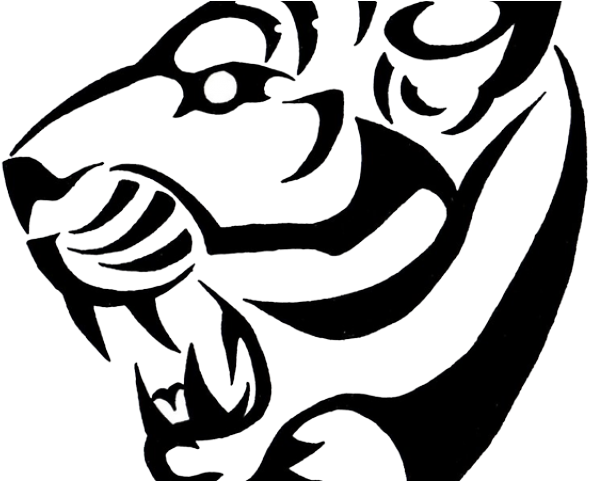 Tribal Tattoos Clipart Siren - Simple Tiger Tattoo Designs - Free Transparent PNG Clipart Images Download. - Tattoo Transparent PNG Free Download