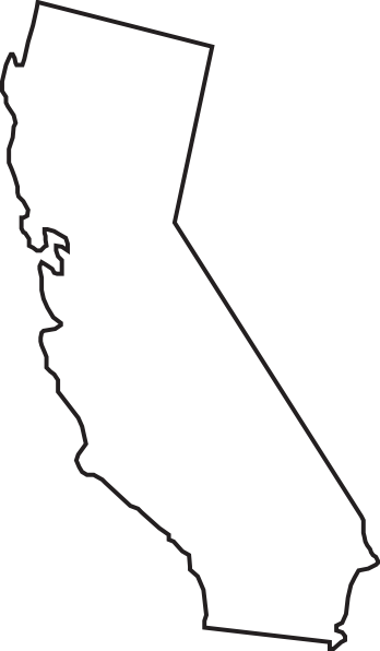 California Outline Clip Art - Easy Drawing Of California Transparent PNG - 348x596 - Free Download on - Tattoo Transparent PNG Free Download