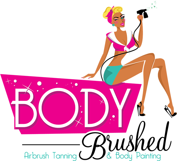 Mobile Airbrush Sunless Tanning Services And Body Tattoo - Spray Tan Gun Cartoon - Free Transparent PNG Clipart Images Download. - Tattoo Transparent PNG Free Download