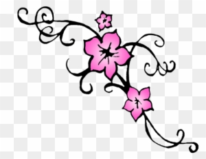 Cherry Blossom Clipart Bloom - Cherry Blossom Tattoo Design Outline - Free Transparent PNG Clipart Images Download. - Tattoo Transparent PNG Free Download