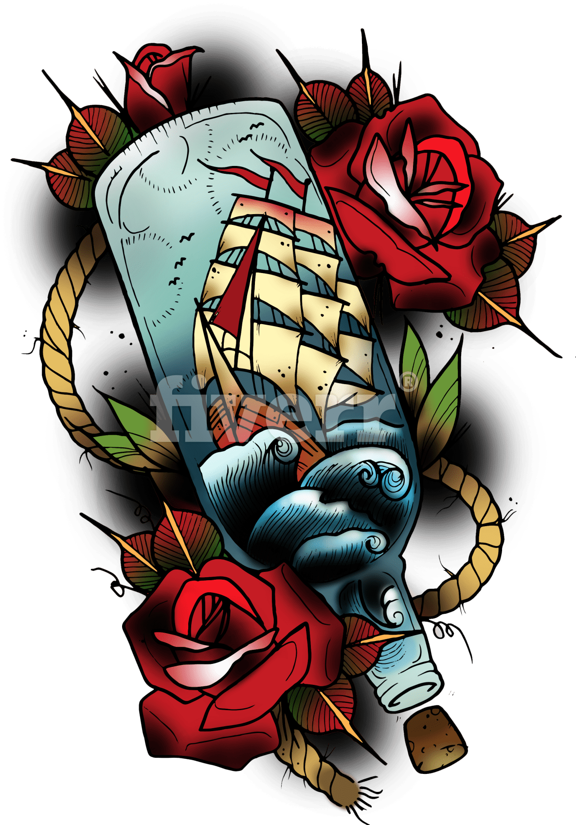 Neo Traditional Tattoo Designs - Neo Traditional Tattoo Designs - Free Transparent PNG Clipart Images Download. - Tattoo Transparent PNG Free Download