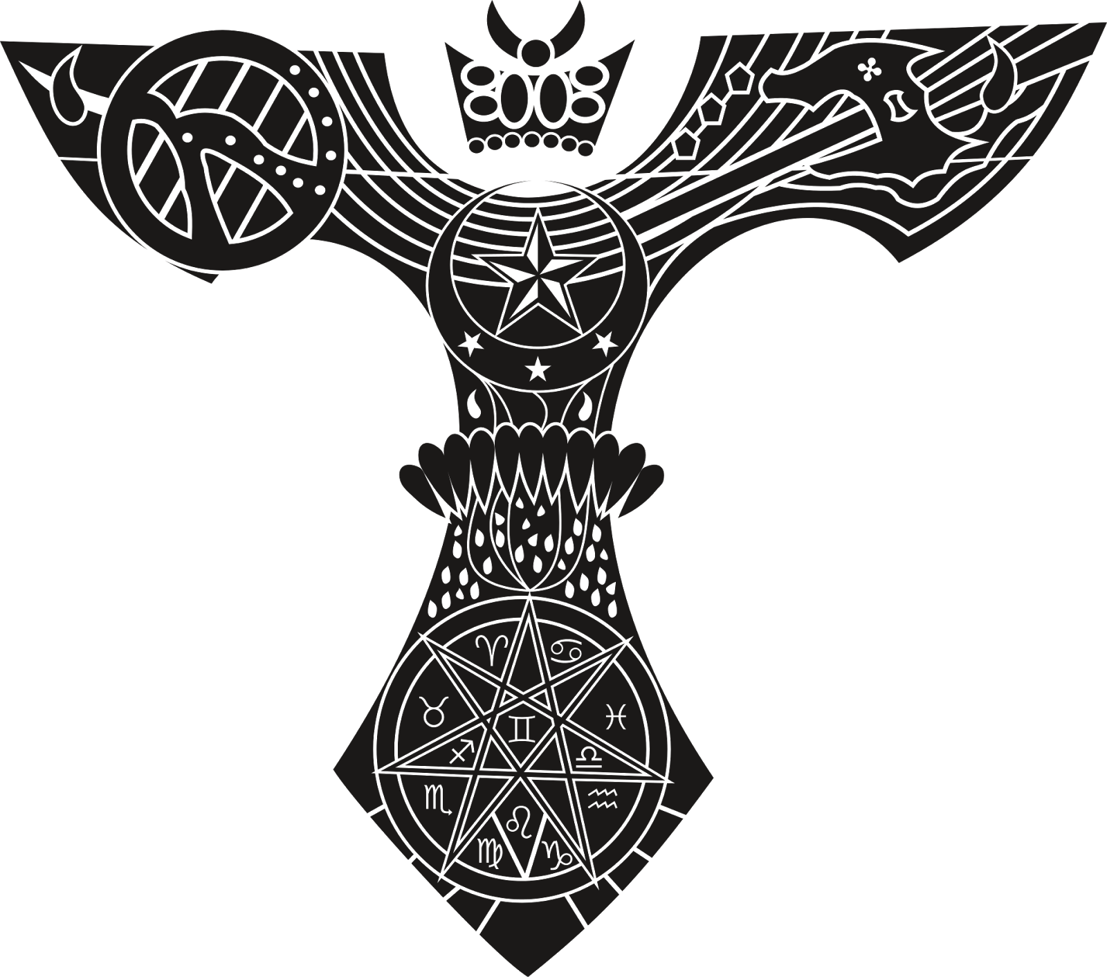 Images For Tatouage Clip Art Free - Crown Tattoo Clip Art - Free Transparent PNG Clipart Images Download. - Tattoo Transparent PNG Free Download