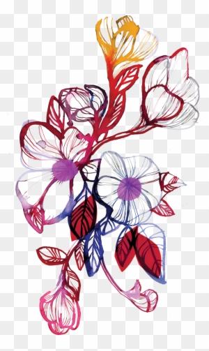 By Stina Persson From Tattly Temporary Tattoos - Watercolor Peace Flower Tattoo - Free Transparent PNG Clipart Images Download. - Tattoo Transparent PNG Free Download