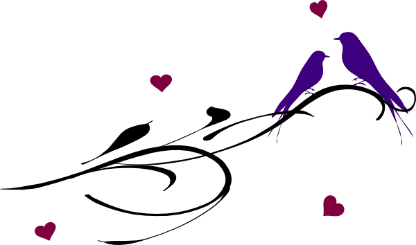 Love Birds On Branch Clip Art Download - Love Birds Tattoos - Free Transparent PNG Clipart Images Download. - Tattoo Transparent PNG Free Download