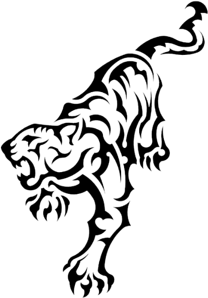Animale, Tiger, Sumatra Tiger, Tierwelt, Tiger Tattoos - Tribal Tiger Tattoo - Free Transparent PNG Clipart Images Download. - Tattoo Transparent PNG Free Download