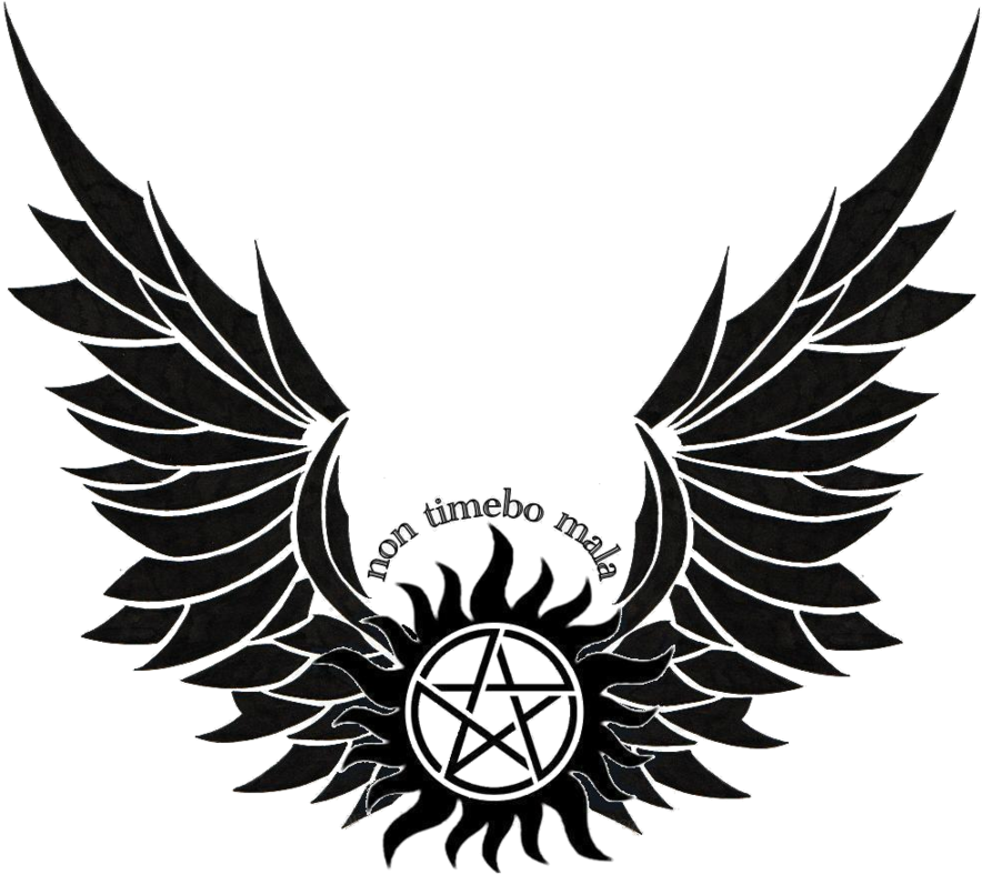 Non Timebo Mala Tattoo By Scyllaya-d3935g6 - Supernatural Anti Possession Tattoo Transparent PNG - 900x792 - Free Download on - Tattoo Transparent PNG Free Download