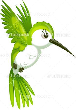 Cute Hummingbird Tattoo Flash Design For Girls - Cute Cool Baby Hummingbirds - Free Transparent PNG Clipart Images Download. - Tattoo Transparent PNG Free Download