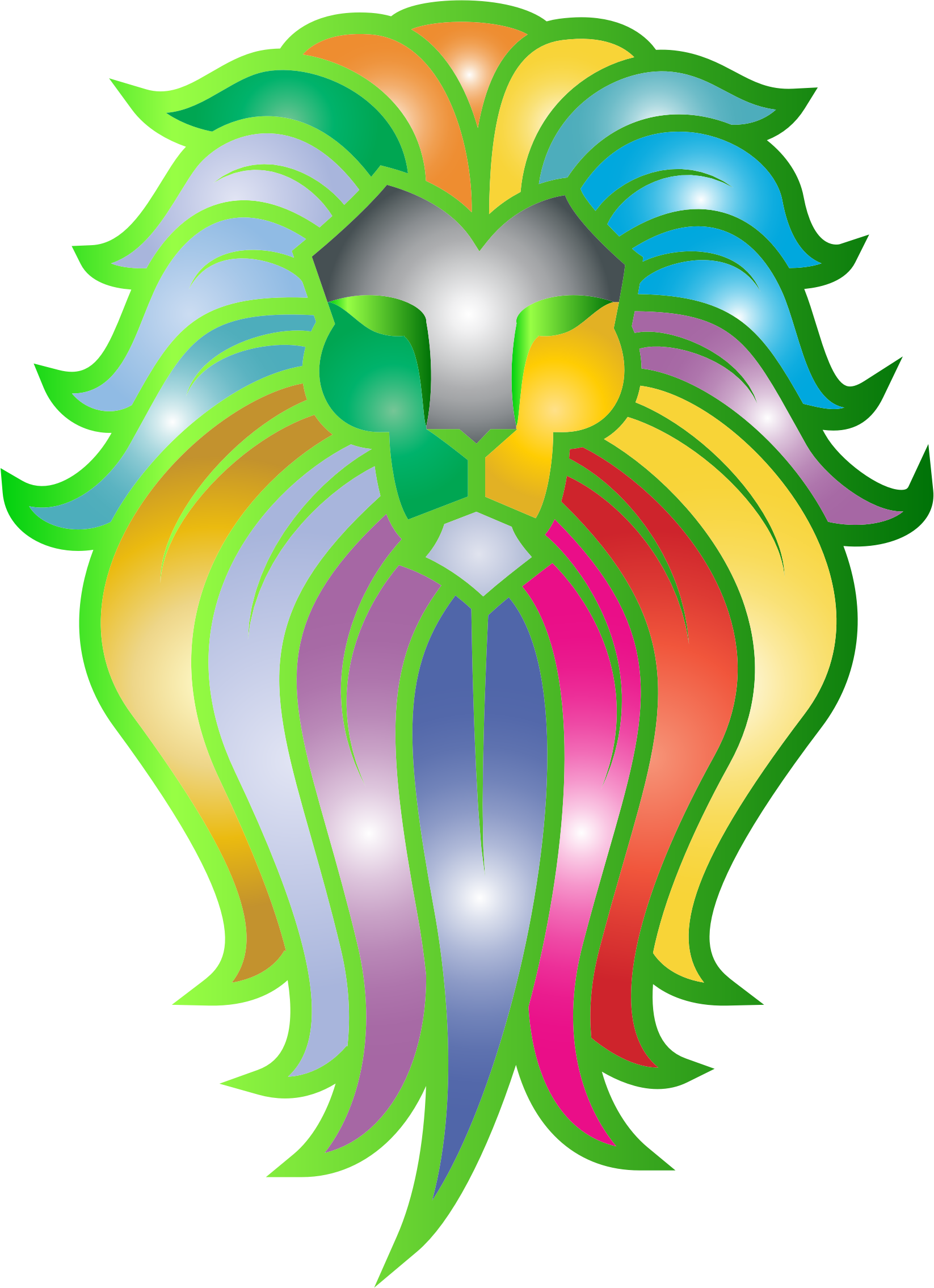 Lion Face Clipart 20, Buy Clip Art - Tattoo Vector No Background - Free Transparent PNG Clipart Images Download. - Tattoo Transparent PNG Free Download