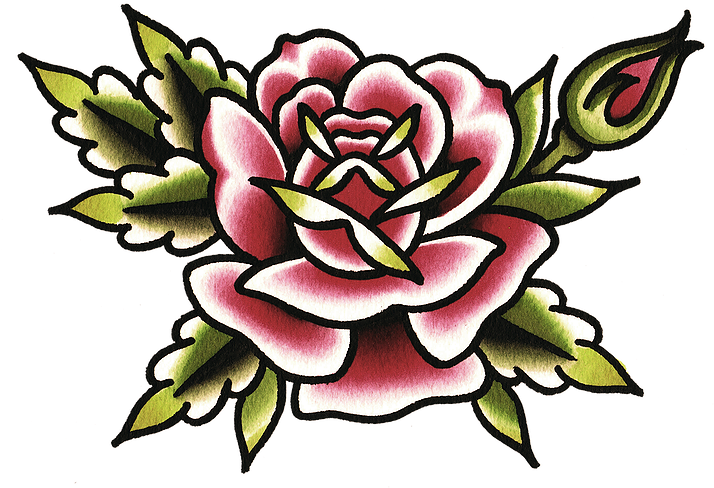 Tattoo Shop Long Beach - Flower Tattoo Png - Free Transparent PNG Clipart Images Download. - Tattoo Transparent PNG Free Download