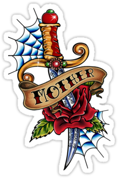 30 Lovely Mom Tattoos - Old School Tattoo Design Png - Free Transparent PNG Clipart Images Download. - Tattoo Transparent PNG Free Download