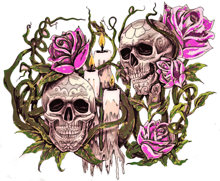 What Is The Meaning Of A Skull And Rose Tattoo Youtube - Money Roses Tattoo Designs - Free Transparent PNG Clipart Images Download. - Tattoo Transparent PNG Free Download