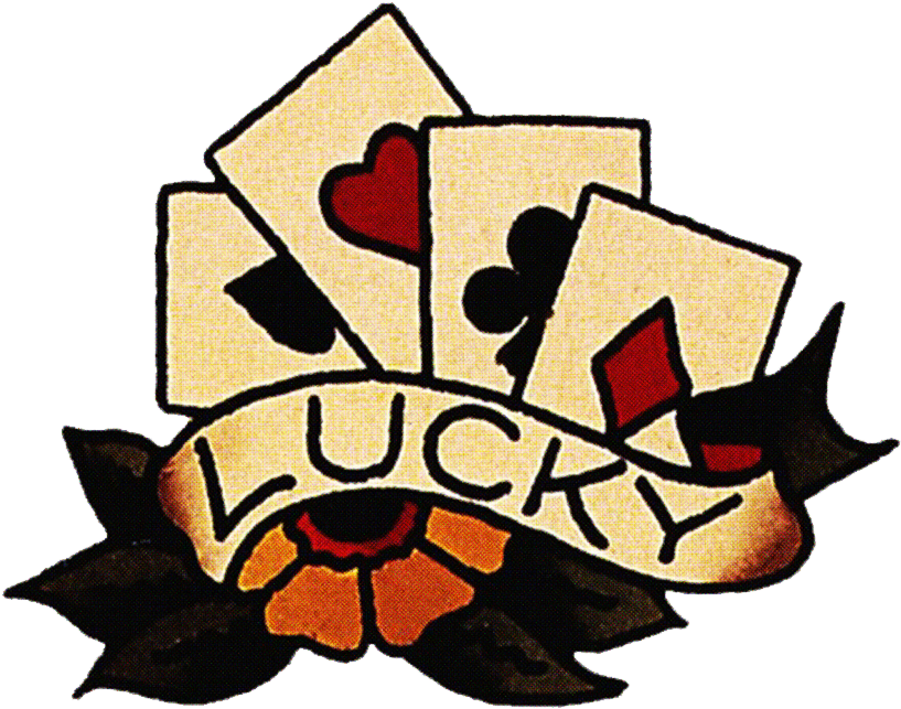 Sailor Jerry, Vintage Tattoo, Designs, Lucky, Luck - Vintage Tattoo Designs - Free Transparent PNG Clipart Images Download. - Tattoo Transparent PNG Free Download