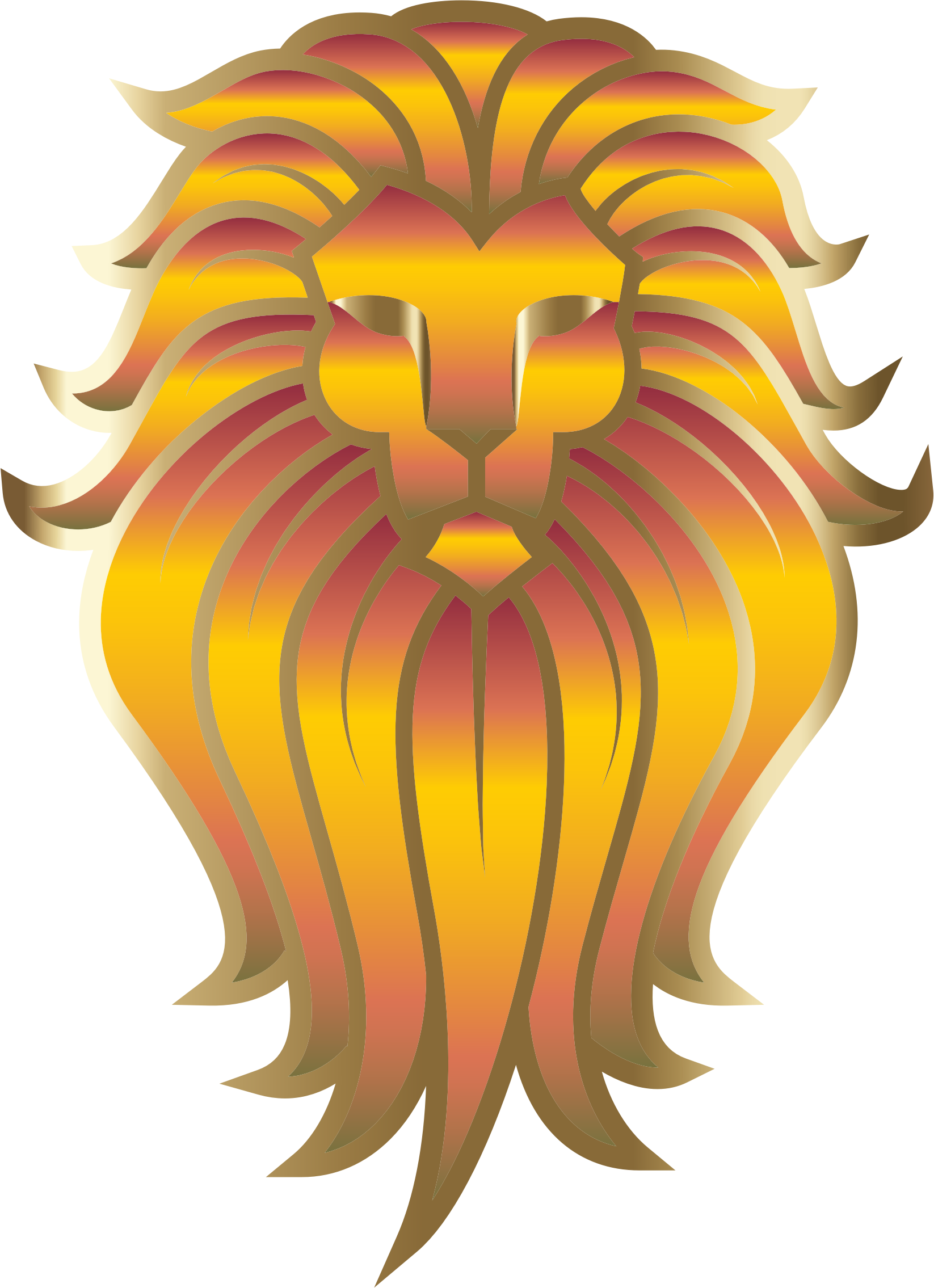 This Free Icons Png Design Of Chromatic Lion Face Tattoo Transparent PNG - 1646x2270 - Free Download on - Tattoo Transparent PNG Free Download