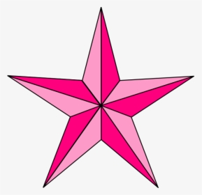 Nautical Star Tattoo Pink, HD Png Download - Tattoo Transparent PNG Free Download