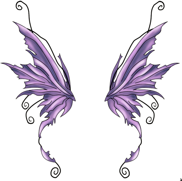 Fairy Tattoos Png Transparent Images - Butterfly Wings Tattoo Flash - Free Transparent PNG Clipart Images Download. - Tattoo Transparent PNG Free Download