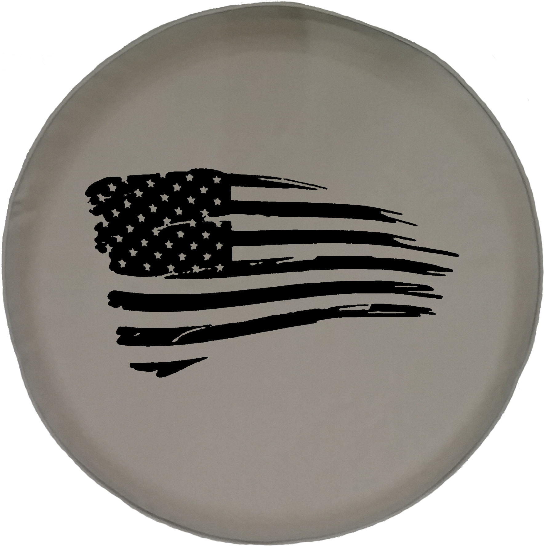 Jeep Liberty Tire Cover With Waving American Flag - Tattered American Flag Tattoo Black And White Transparent PNG - 1768x1777 - Free Download on - Tattoo Transparent PNG Free Download