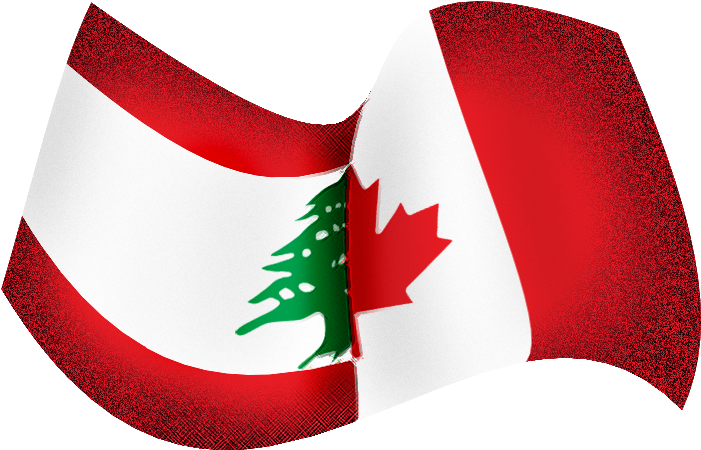 Lebanese Canadian Flag Tattoo By Screamemotion - Lebanon And Canada Flag - Free Transparent PNG Clipart Images Download. - Tattoo Transparent PNG Free Download