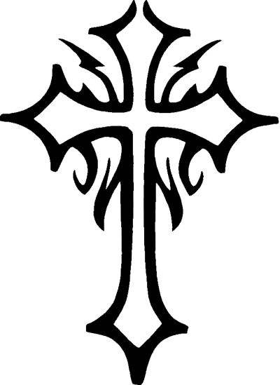 Celtic Cross Png Clipart - Simple Tribal Cross Tattoo Designs - Free Transparent PNG Clipart Images Download. - Tattoo Transparent PNG Free Download
