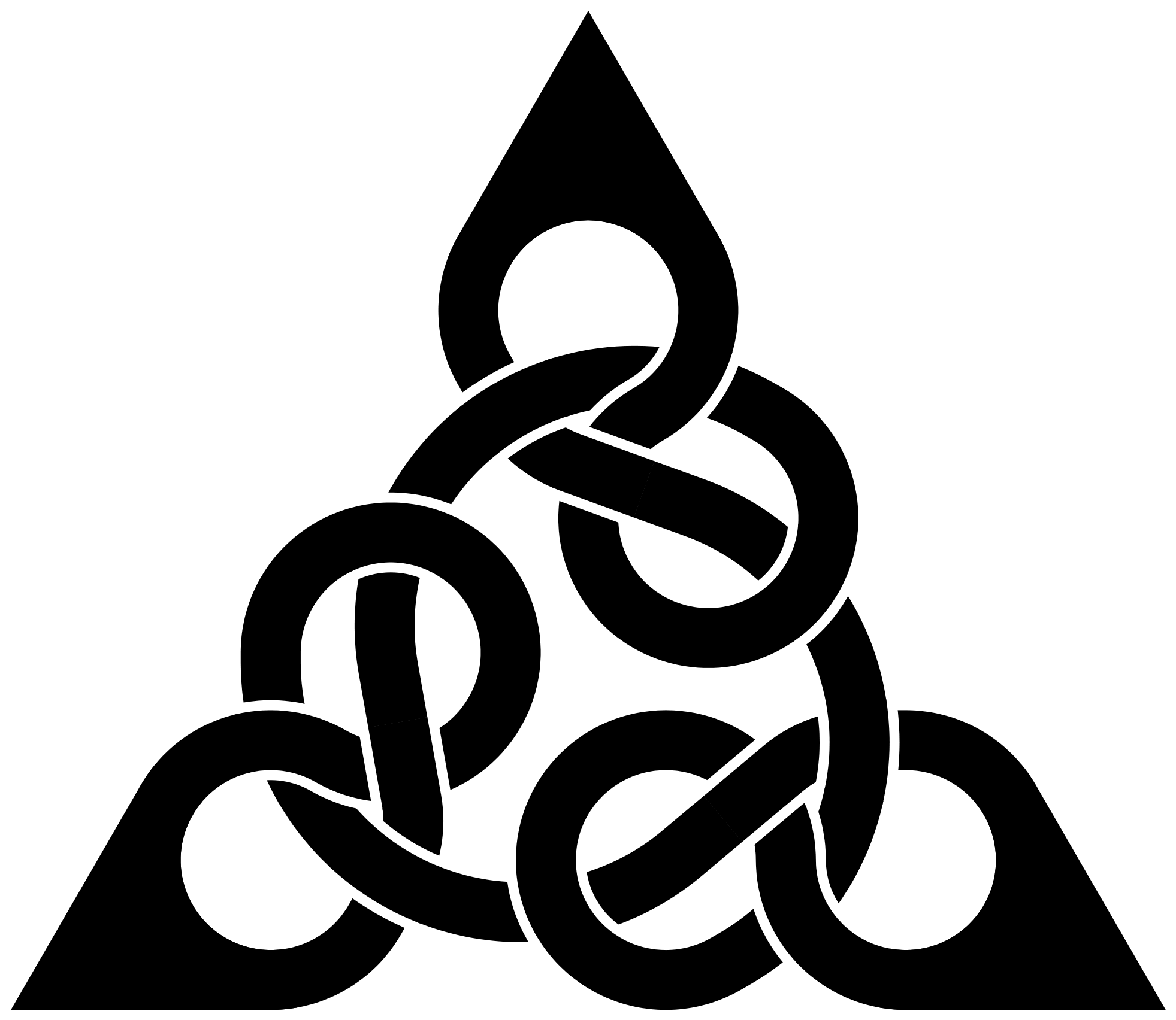 Three Figure Celtic Knot Tattoos Png Png Images - Three Point Celtic Knot - Free Transparent PNG Clipart Images Download. - Tattoo Transparent PNG Free Download