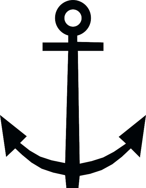 Black And White Anchor Free Vector Graphic Anchor Anchorage - Draw An Anchor Tattoo - Free Transparent PNG Clipart Images Download. - Tattoo Transparent PNG Free Download