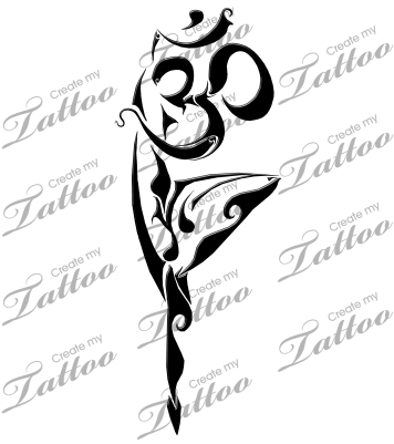 Marketplace Tattoo Posing Yoga Om - Celtic Cross With Ribbon Tattoo - Free Transparent PNG Clipart Images Download. - Tattoo Transparent PNG Free Download