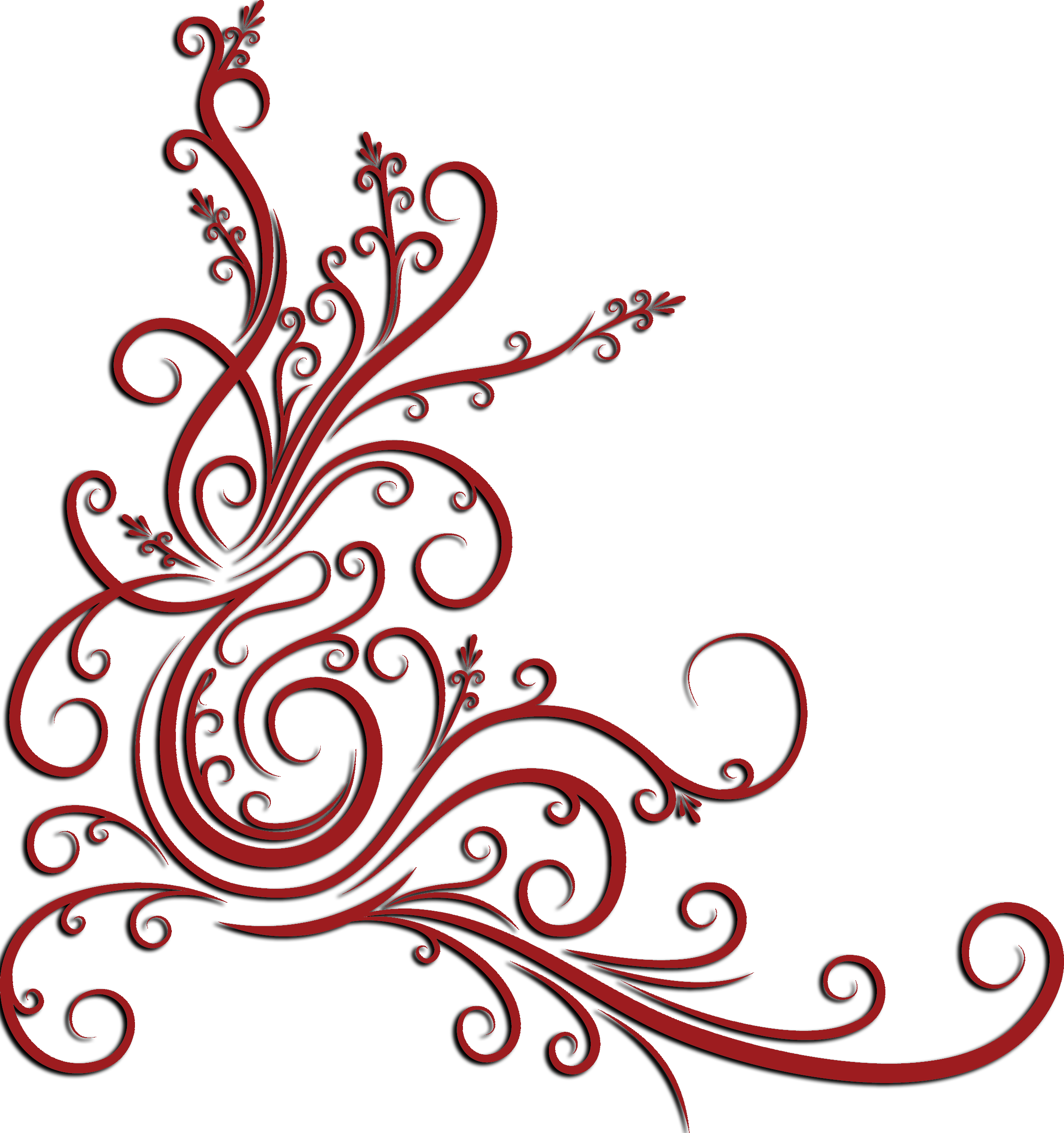 Tattoo Lace Boarder Filigree Mehndi Drawing Clipart - Floral Corner Transparent PNG - 2365x2519 - Free Download on - Tattoo Transparent PNG Free Download