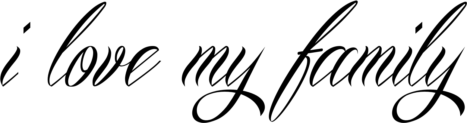 Tattoo I Love My Family Transparent PNG - 1598x802 - Free Download on - Tattoo Transparent PNG Free Download