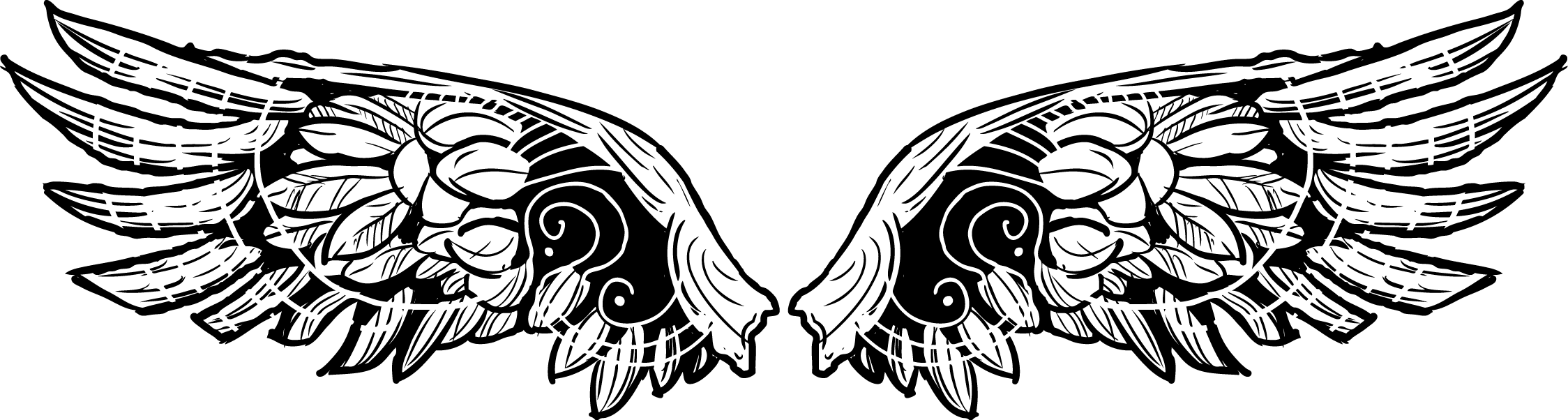 Body Tattoo Art Angel Demon Piercing Totem Clipart - Tattoo Sexy Sticker Transparent PNG - 2248x602 - Free Download on - Tattoo Transparent PNG Free Download