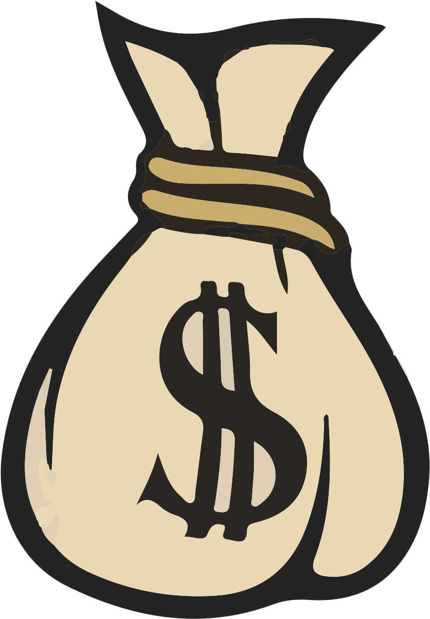 Money Bag Sign Tattoo Stencils Money Bag Pinterest - Money Bag Drawing - Free Transparent PNG Clipart Images Download. - Tattoo Transparent PNG Free Download