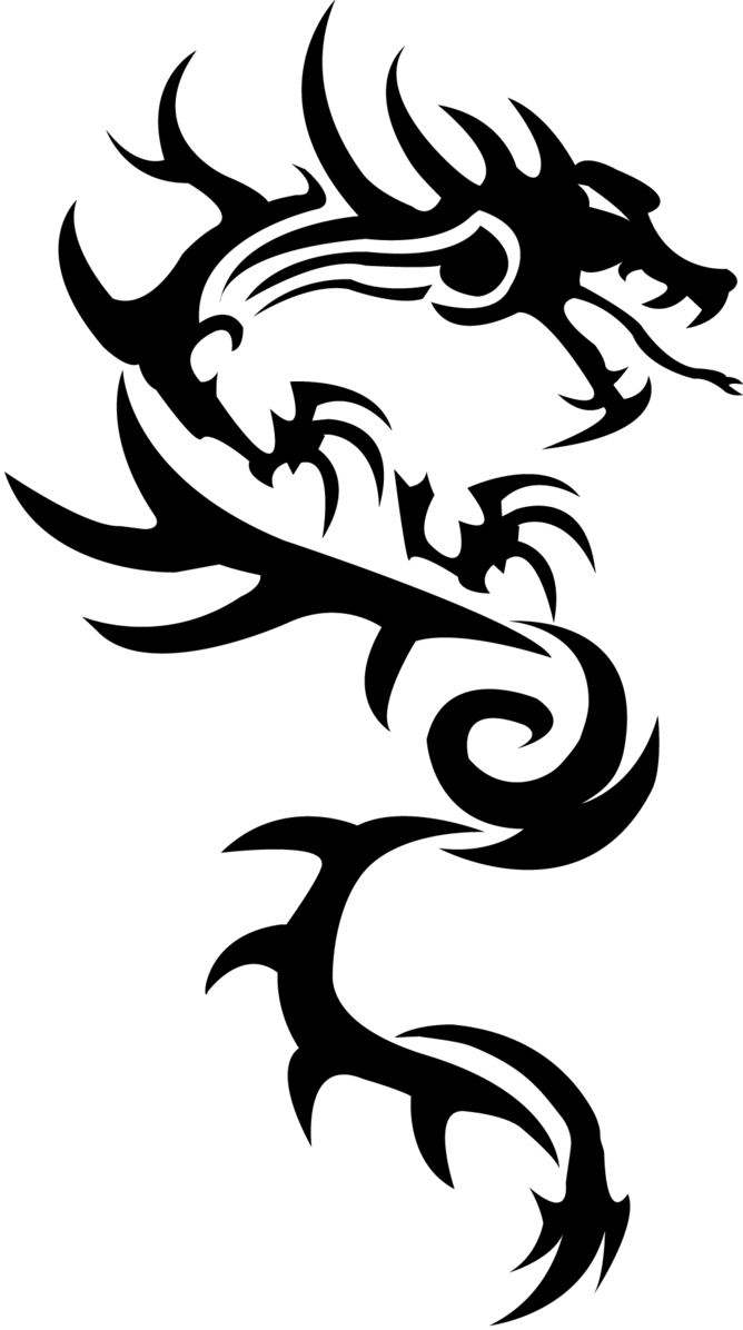 Dragon Simple Tattoo Png - Year Of Dragon Tatoo Transparent PNG - 668x1196 - Free Download on - Tattoo Transparent PNG Free Download