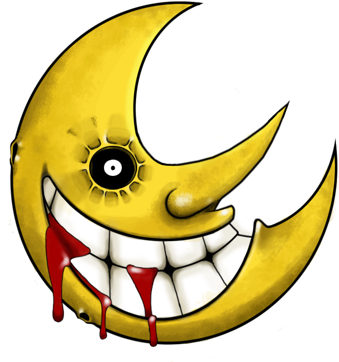 Ex-boyfriend's Tattoo By Pocketlintchibis - Soul Eater Moon And Sun - Free Transparent PNG Clipart Images Download. - Tattoo Transparent PNG Free Download
