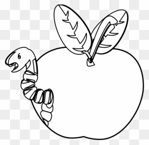 » Clip Art » Worm 1 Black White Line Art Tattoo - Flower Black And White Wall - Free Transparent PNG Clipart Images Download. - Tattoo Transparent PNG Free Download