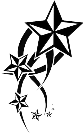 Star Tattoos Png Transparent Images - Star Drawings For Tattoos Transparent PNG - 400x611 - Free Download on - Tattoo Transparent PNG Free Download
