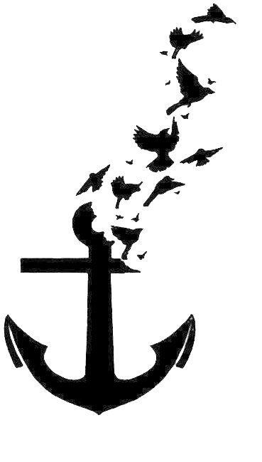 Banner Royalty Free Stock Bird Tattoo Anchor Wall Decal - Anchor Transparent Transparent PNG - 483x720 - Free Download on - Tattoo Transparent PNG Free Download