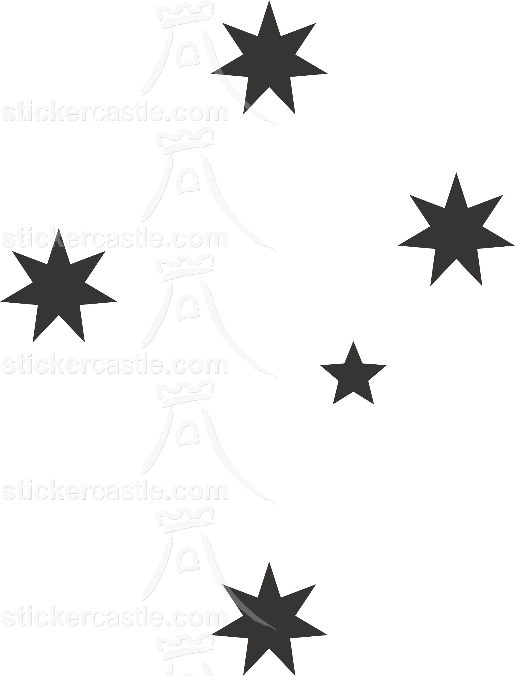 Decal Australian Southern Cross Tattoos, Australia - Southern Cross Constellation Vector Transparent PNG - 1729x2269 - Free Download on - Tattoo Transparent PNG Free Download
