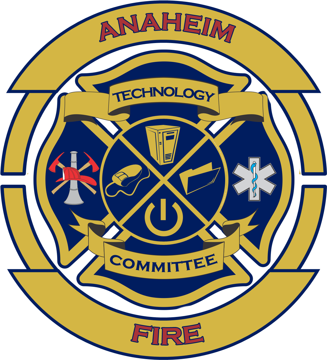 Another Version Of The Fire Department Technology Logo - Fraternal Order Of Police - Free Transparent PNG Clipart Images Download. - Technology Transparent PNG Free Download