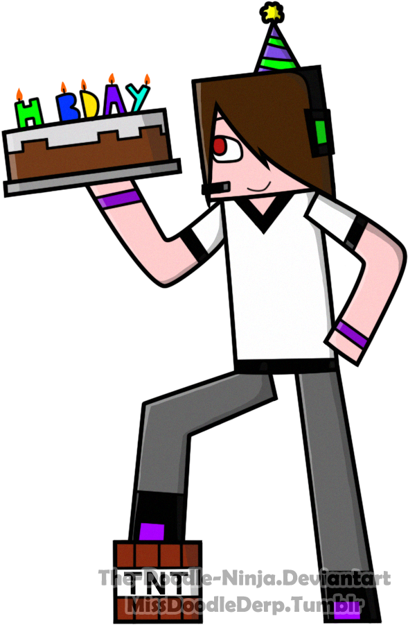 Minecraft Drawing Birthday Transprent - Рисованный Арт Человека Майнкрафт - Free Transparent PNG Clipart Images Download. - Technology Transparent PNG Free Download