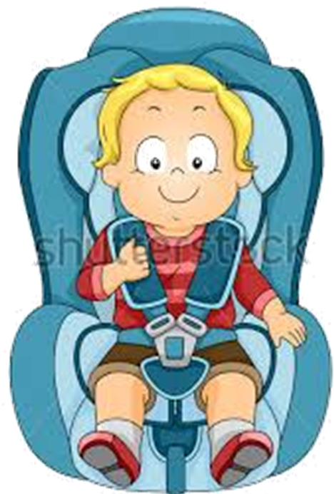 All Children 4 Years Of Age, But Less Than 8 Years - Baby In Car Seat Cartoon - Free Transparent PNG Clipart Images Download. - Vehicles Transparent PNG Free Download
